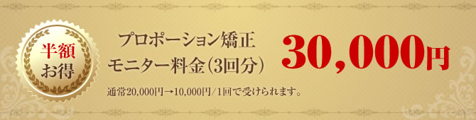 プロポーション矯正